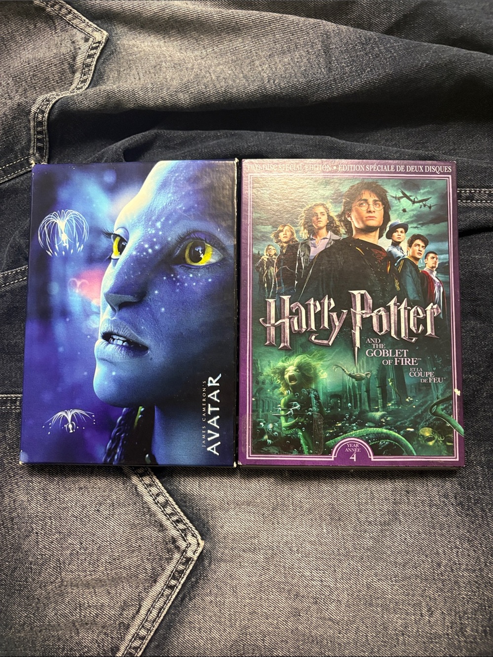 Avatar & Harry Potter Collectible Blu-ray Set - Blue/Purple Covers